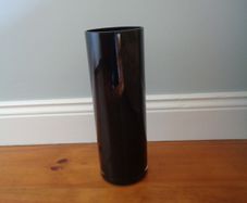 Black Glass Vase for Sale