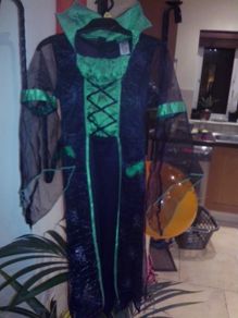 Brand new Green & Black Witch outfit