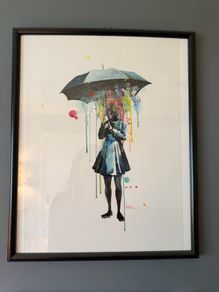 Two Black Frames with Photos