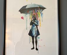 Two Black Frames with Photos