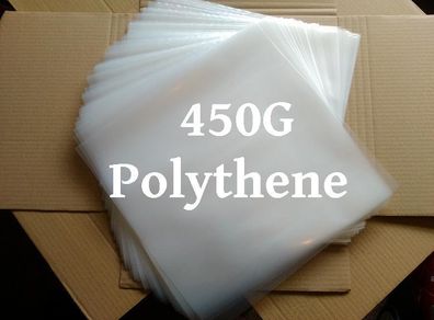 Over 11% OFF! 50 x 12 Inch Vinyl PREMIUM QUALITY Clear Protective Sleeves - 450 Gauge Thick HEAVY DUTY