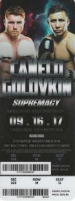 Canelo Alvarez vs Gennady Golovkin Boxing Ticket - T-Mobile Arena 2017 - 0004