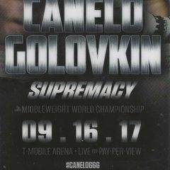 Canelo Alvarez vs Gennady Golovkin Boxing Ticket - T-Mobile Arena 2017 - 0004