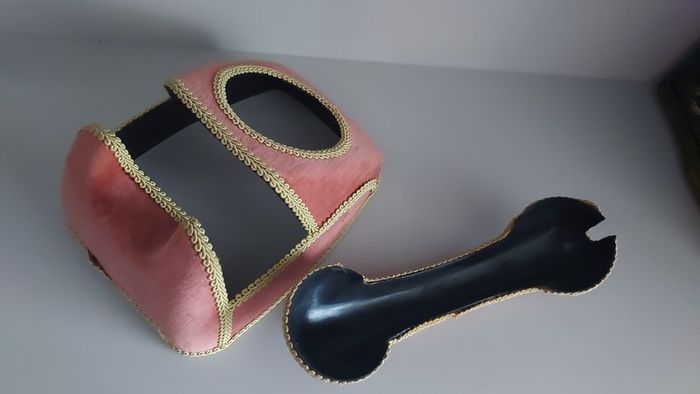 Vintage brocade telephone cover