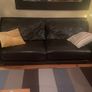 2 leather sofas + armchair Image 3
