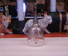 Bell glass vintage