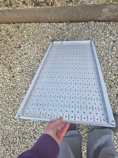 White Metal Pegboard