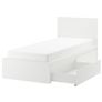 Ikea Best seller MALM Bed frame & Mattress, Standard Single Image 4