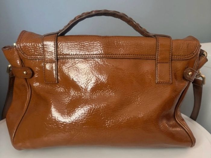 Mulberry Alexa satchel, vintage glazed tan leather
