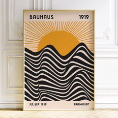 Bauhaus Sun & Sea print 70 x 100cm