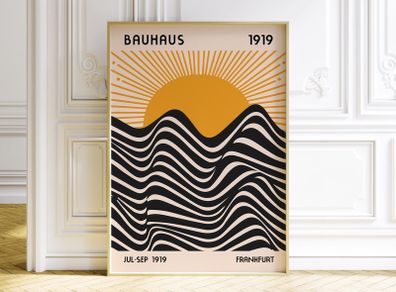 Bauhaus Sun & Sea print 70 x 100cm
