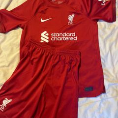 liverpool Boys Jersey and Shorts