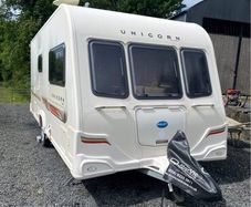 Bailey Unicorn 2 berth caravan with air awning