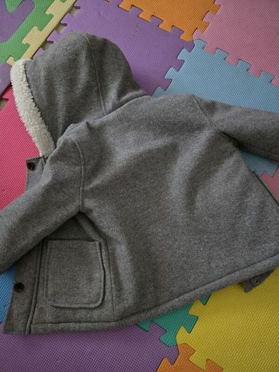 Warm neutral baby/toddler coat size 2