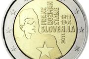 Slovenia 2 Euro Commemorative Coin 2011 - Franc Rozman. Uncirculated.
