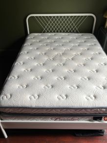 IKEA double bed with President mattress