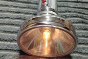 Vintage 1970s Tiger Head Brand Metal Flashlight