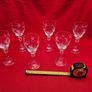 Vintage Duiske Handcut Crystal sherry/liquor stemmed glasses Image 10