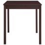 Dining Table Dark Brown 140x70x73 cm Pinewood Image 5