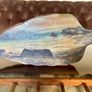 Vintage Dutch Wooden Wall Decor with Original Handpainted Scenes on the Reverse Image 9
