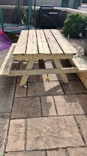 Table and Bench