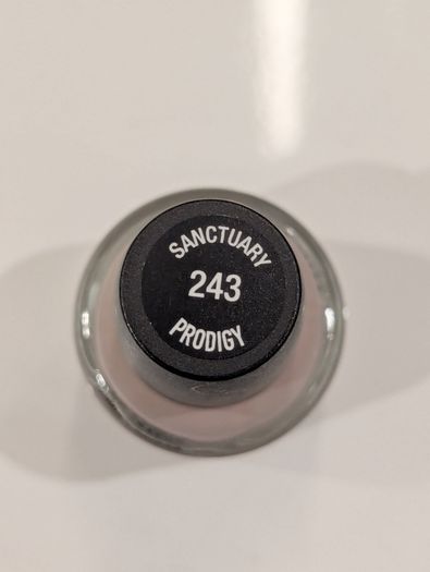 Light muted purple nail polish