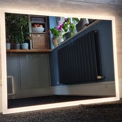 LED Bathroom Mirror 60x80cm Antifog Demister