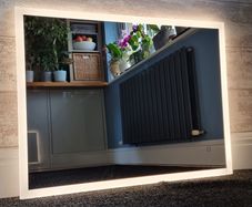 LED Bathroom Mirror Antifog Fog Free 60x80cm