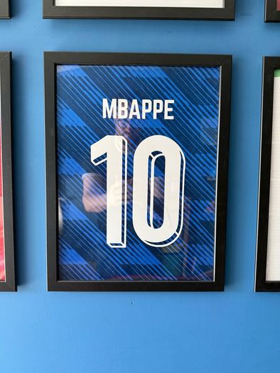 Kids football jersey picture frames