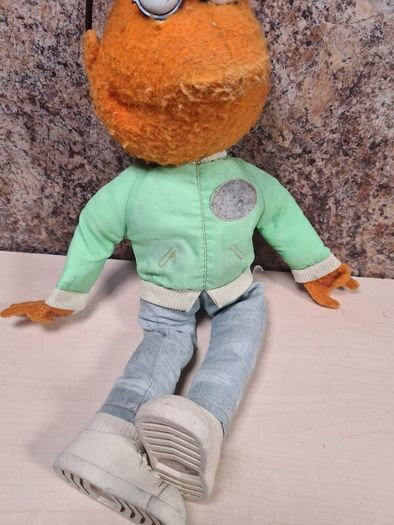Vintage fisher price SCOOTER MUPPET DOLL teddy soft toy plushie 1978