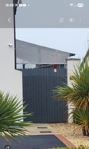 Wooden garden gate