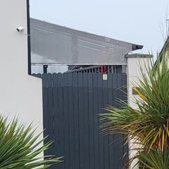 Wooden garden gate