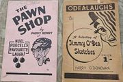 O'Dea Laughs. A Selection Of Jimmy O' Dea Sketches. Plus The Pawn Shop By Paddy Kenny.both.  First Edition Paperback In Fair Condition   See Photos For Same.