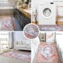 Rugs Living Room 90X150cm, Non Slip Large Area Rugs for Machine Washable, Vintage Style and Soft Low Pile Floor Carpet Image 4