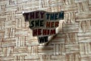 Pin Badge / LGBT : Gender Inclusive