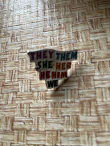 Pin Badge / LGBT : Gender Inclusive