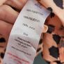 QUIZ blush and black printed blouse Sz 14UK (Fit 12-14UK) Image 3