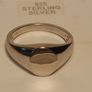 925 Sterling Silver Mens Signet Ring Image 2