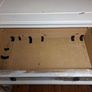 Wooden chest of drawers with floral detail Image 3