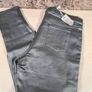 Womens Marks and Spencer jeggings silver leather look Size UK 18  EU 46  BRAND NEW BNWT Image 2