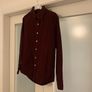 American Eagle Mens Burgundy Shirt Image 2