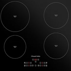 , 59cm 4 Zone Induction Hob with Touch Control in Black