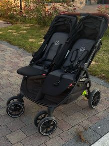 twin double pram