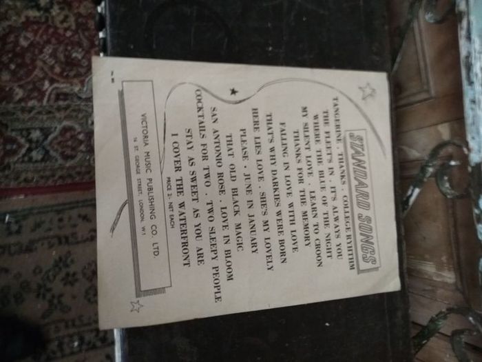 Vintage Sheet Music