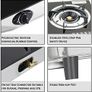 Indoor Gas Stove - 3 Burner Portable Gas Hob LPG Cooker Camping Cooktop 7.8kW Image 2