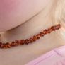 Genuine Amber Beads Teething Baby Necklace Double Bracelet Anklet FREE GIFT BOX Image 7