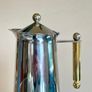 Vintage 80's Tracanzan Large Moka Coffee Pot "Uanita" Gold Series, Italy Image 2