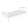 Single Wooden Bed Frame with Mattress Image 5