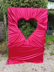 love heart photo booth