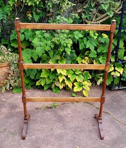 19th Century Oak towel rail